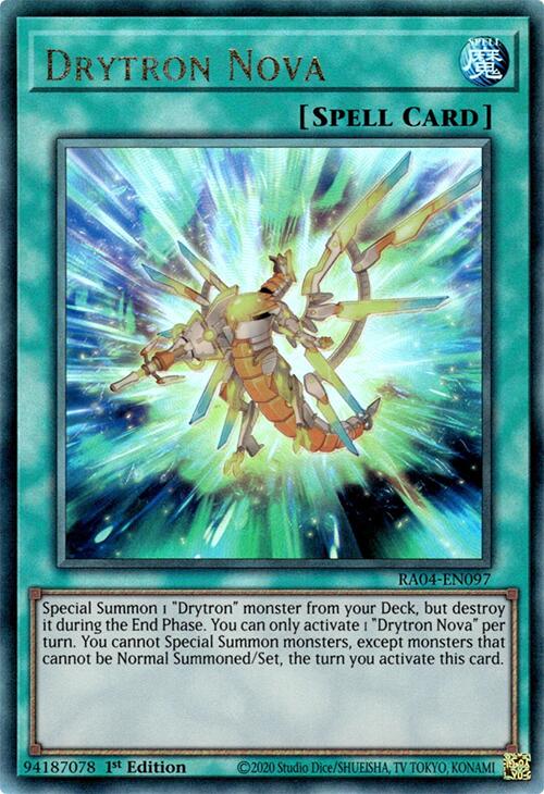 Drytron Nova [RA04-EN097] Prismatic Ultimate Rare | Gaming Infinity