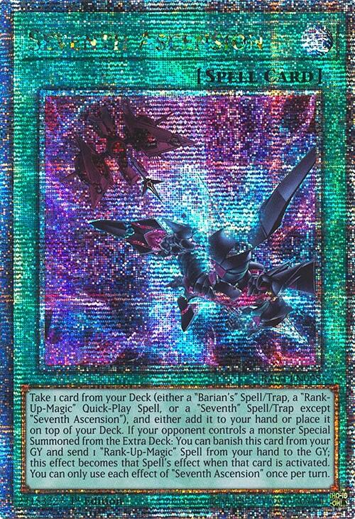 Seventh Ascension [RA04-EN098] Quarter Century Secret Rare | Gaming Infinity