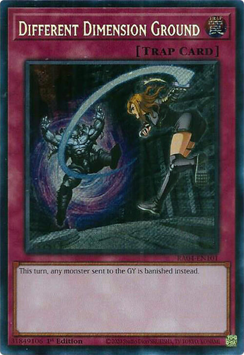 Different Dimension Ground [RA04-EN101] Secret Rare | Gaming Infinity