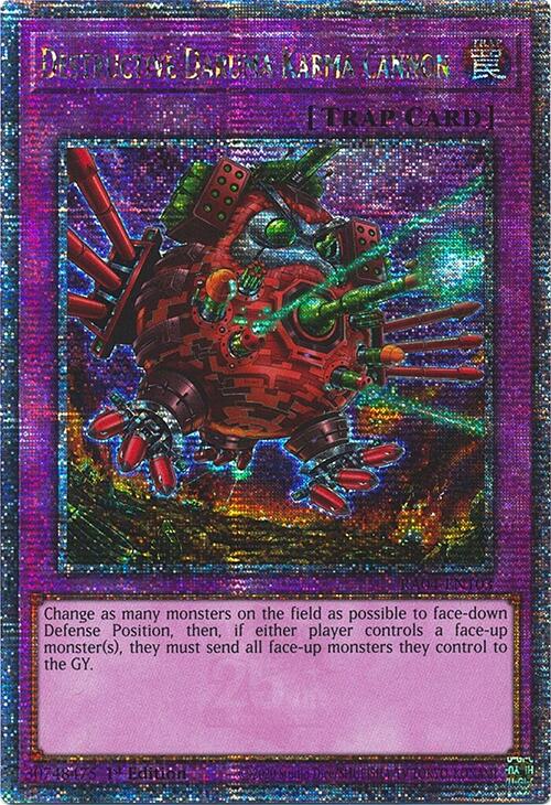 Destructive Daruma Karma Cannon [RA04-EN103] Quarter Century Secret Rare | Gaming Infinity
