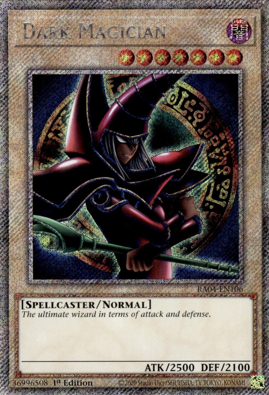 Dark Magician (Arkana) [RA04-EN106] Platinum Secret Rare | Gaming Infinity