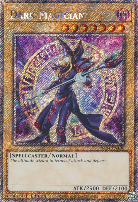 Dark Magician (8th Art) [RA04-EN106] Platinum Secret Rare | Gaming Infinity