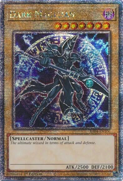 Dark Magician (7th Art) [RA04-EN106] Quarter Century Secret Rare | Gaming Infinity