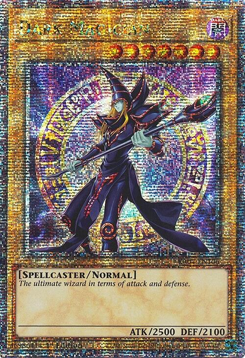 Dark Magician (8th Art) [RA04-EN106] Quarter Century Secret Rare | Gaming Infinity