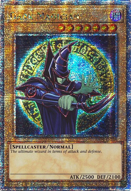 Dark Magician (9th Art) [RA04-EN106] Quarter Century Secret Rare | Gaming Infinity