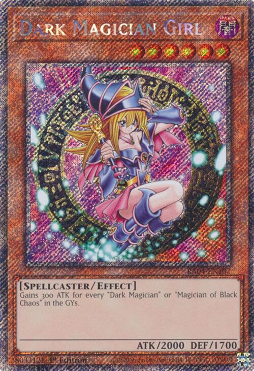 Dark Magician Girl (3rd Art) [RA04-EN107] Platinum Secret Rare | Gaming Infinity