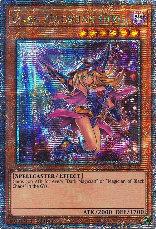 Dark Magician Girl (7th Art) [RA04-EN107] Quarter Century Secret Rare | Gaming Infinity