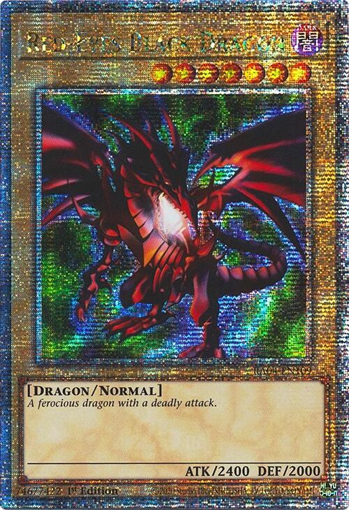 Red-Eyes Black Dragon (4th Art) [RA04-EN109] Quarter Century Secret Rare | Gaming Infinity