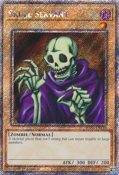 Skull Servant [RA04-EN110] Platinum Secret Rare | Gaming Infinity