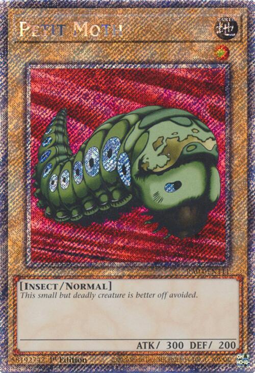 Petit Moth [RA04-EN111] Platinum Secret Rare | Gaming Infinity