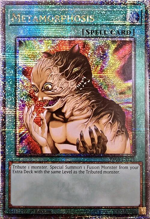 Metamorphosis [RA04-EN123] Quarter Century Secret Rare | Gaming Infinity