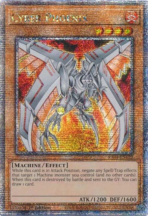 Cyber Phoenix [RA04-EN129] Quarter Century Secret Rare | Gaming Infinity
