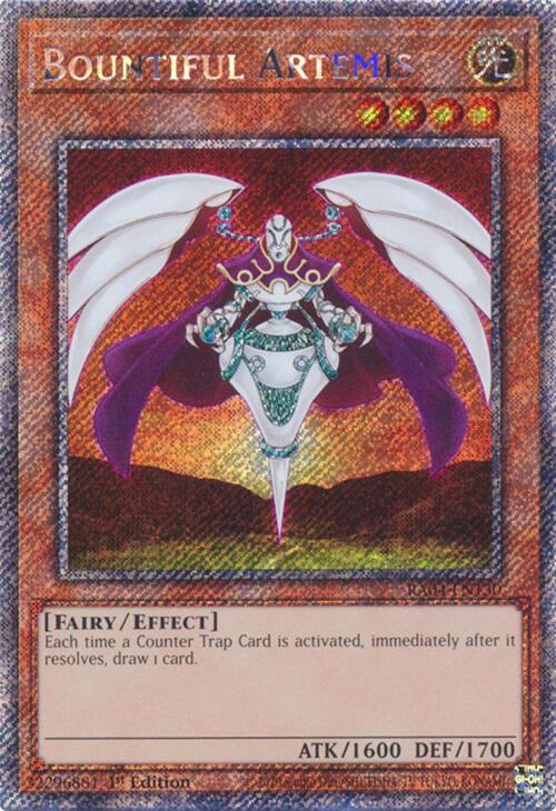 Bountiful Artemis [RA04-EN130] Platinum Secret Rare | Gaming Infinity