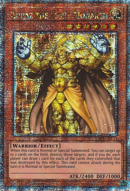 Kuraz the Light Monarch [RA04-EN133] Quarter Century Secret Rare | Gaming Infinity