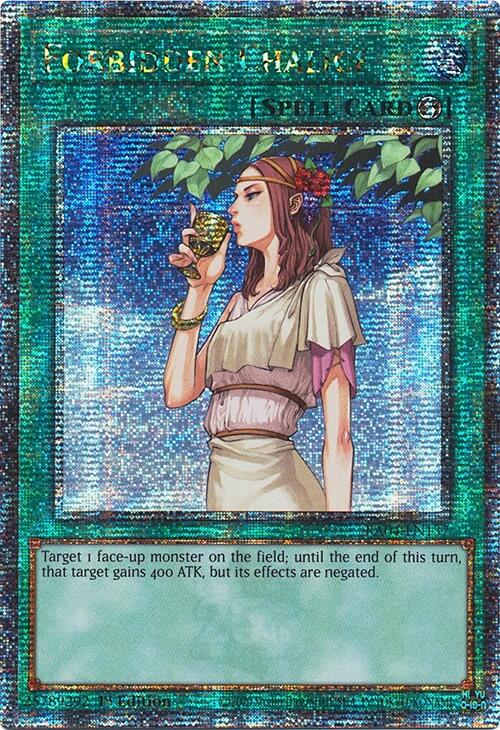 Forbidden Chalice [RA04-EN137] Quarter Century Secret Rare | Gaming Infinity