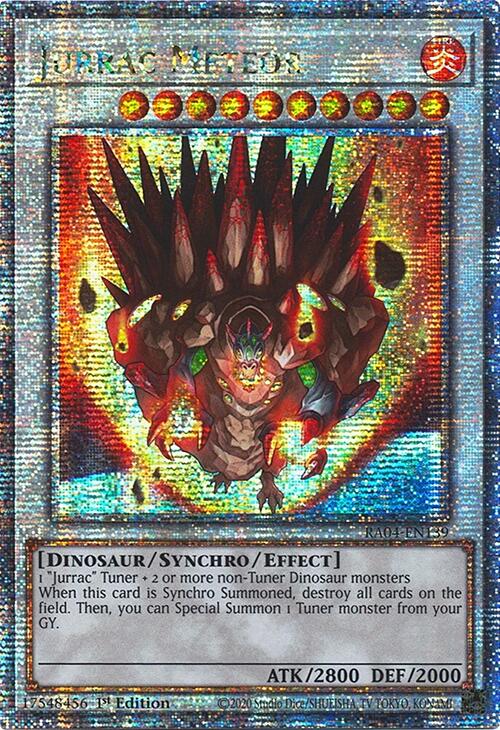 Jurrac Meteor [RA04-EN139] Quarter Century Secret Rare | Gaming Infinity