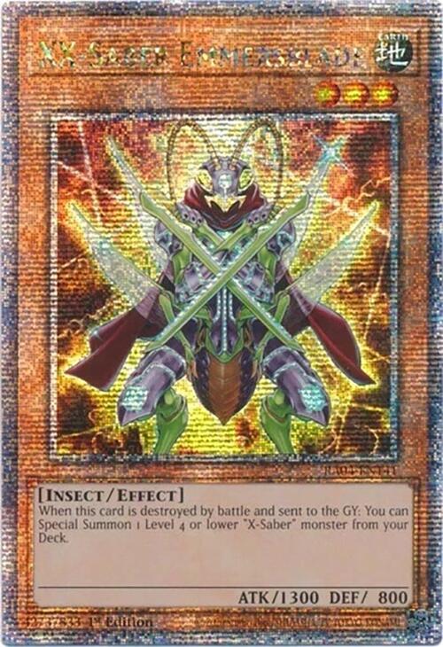 XX-Saber Emmersblade [RA04-EN141] Quarter Century Secret Rare | Gaming Infinity