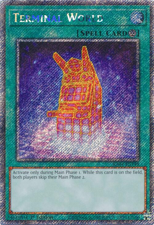 Terminal World [RA04-EN148] Platinum Secret Rare | Gaming Infinity