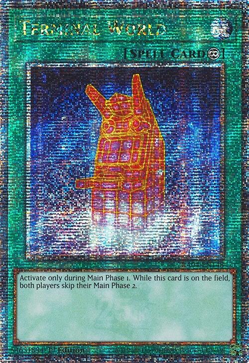 Terminal World [RA04-EN148] Quarter Century Secret Rare | Gaming Infinity