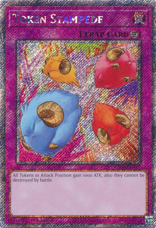 Token Stampede [RA04-EN149] Platinum Secret Rare | Gaming Infinity