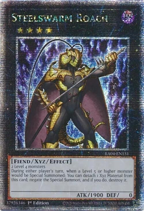 Steelswarm Roach [RA04-EN151] Quarter Century Secret Rare | Gaming Infinity
