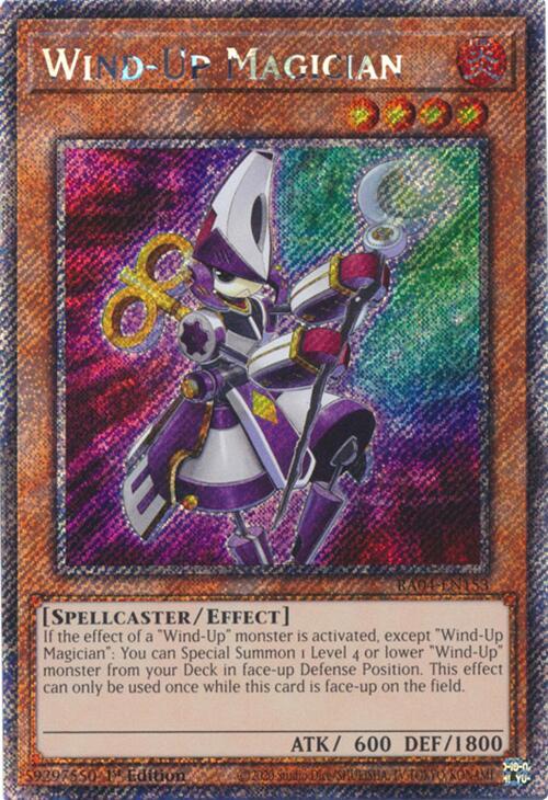 Wind-Up Magician [RA04-EN153] Platinum Secret Rare | Gaming Infinity
