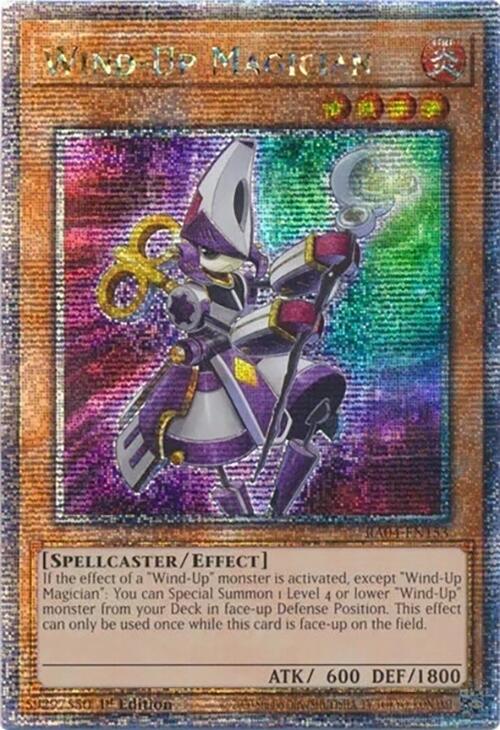 Wind-Up Magician [RA04-EN153] Quarter Century Secret Rare | Gaming Infinity
