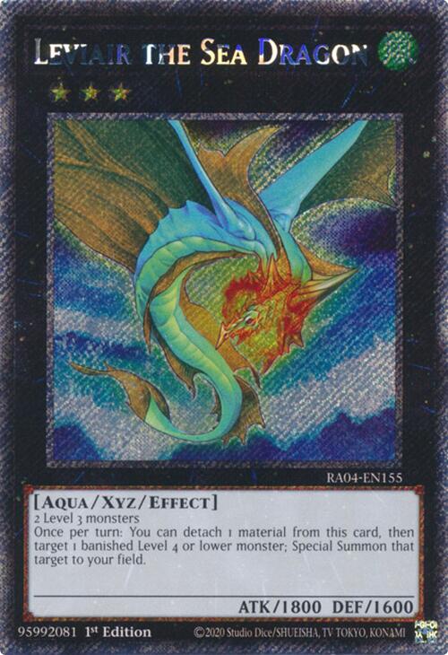 Leviair the Sea Dragon [RA04-EN155] Platinum Secret Rare | Gaming Infinity