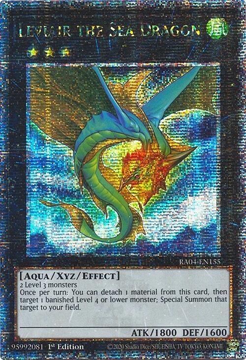 Leviair the Sea Dragon [RA04-EN155] Quarter Century Secret Rare | Gaming Infinity