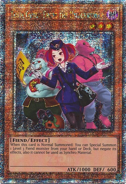 Tour Guide from the Underworld (Alternate Art) [RA04-EN157] Quarter Century Secret Rare | Gaming Infinity