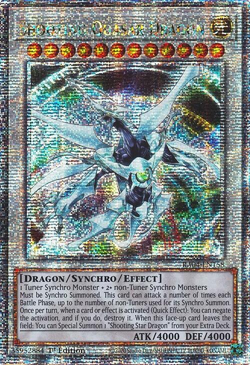 Shooting Quasar Dragon [RA04-EN158] Quarter Century Secret Rare | Gaming Infinity
