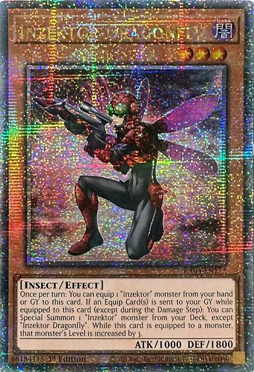 Inzektor Dragonfly [RA04-EN172] Quarter Century Secret Rare | Gaming Infinity