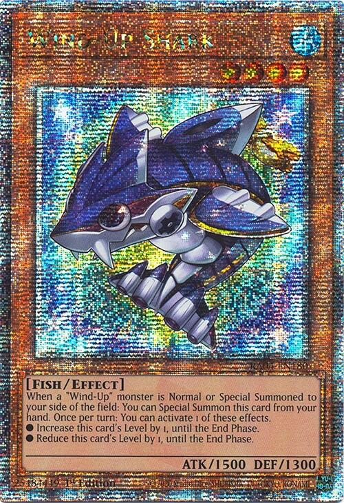Wind-Up Shark [RA04-EN180] Quarter Century Secret Rare | Gaming Infinity