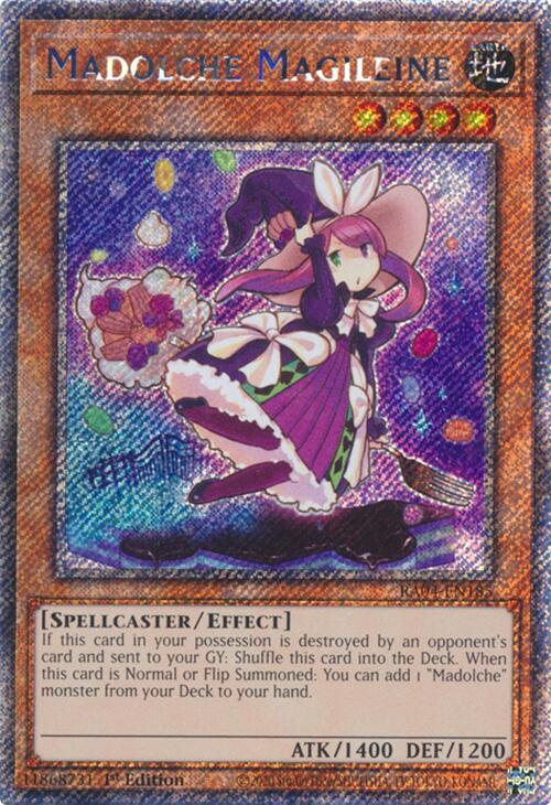 Madolche Magileine [RA04-EN185] Platinum Secret Rare | Gaming Infinity
