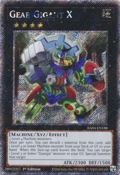 Gear Gigant X [RA04-EN188] Platinum Secret Rare | Gaming Infinity