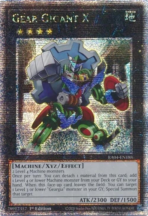 Gear Gigant X [RA04-EN188] Quarter Century Secret Rare | Gaming Infinity