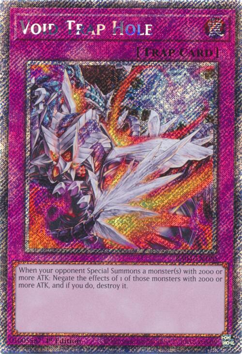 Void Trap Hole [RA04-EN190] Platinum Secret Rare | Gaming Infinity