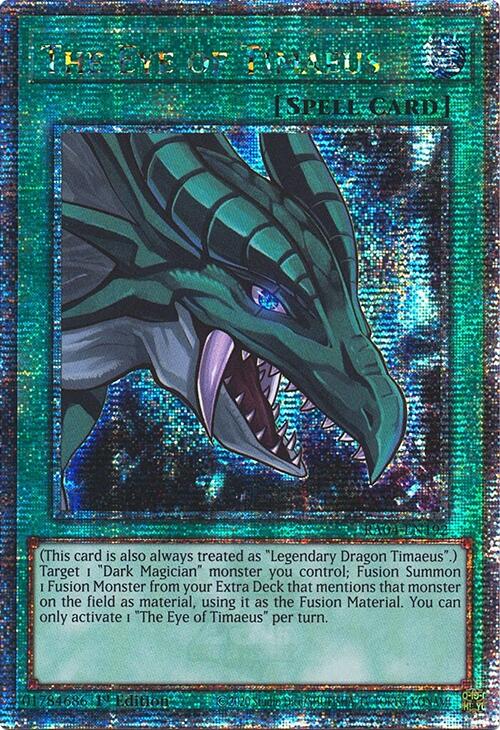 The Eye of Timaeus [RA04-EN192] Quarter Century Secret Rare | Gaming Infinity