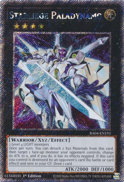 Starliege Paladynamo [RA04-EN193] Platinum Secret Rare | Gaming Infinity