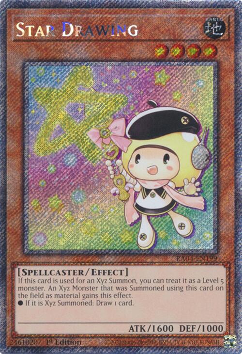 Star Drawing [RA04-EN199] Platinum Secret Rare | Gaming Infinity
