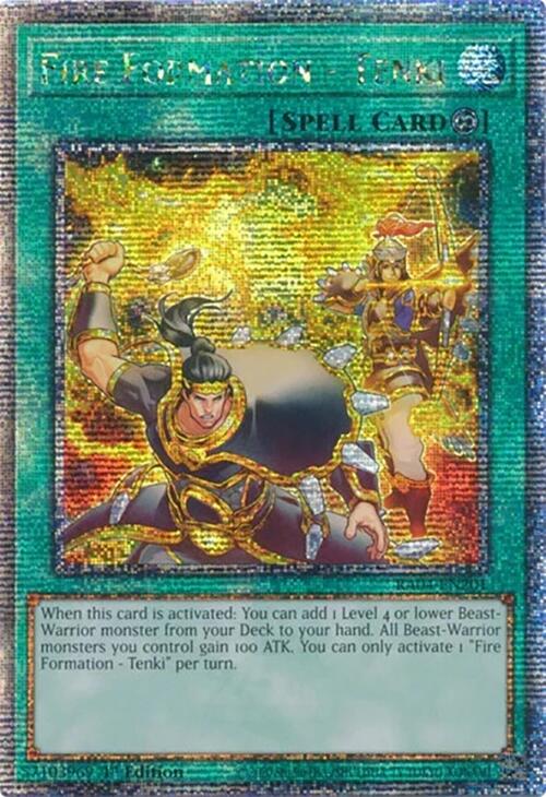 Fire Formation - Tenki [RA04-EN201] Quarter Century Secret Rare | Gaming Infinity