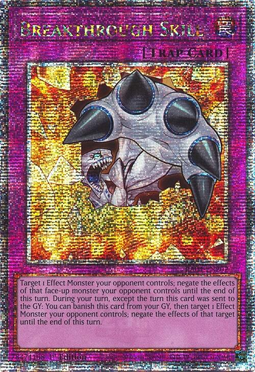Breakthrough Skill [RA04-EN202] Quarter Century Secret Rare | Gaming Infinity