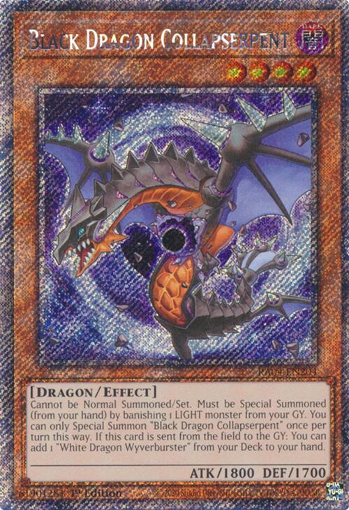Black Dragon Collapserpent [RA04-EN204] Platinum Secret Rare | Gaming Infinity