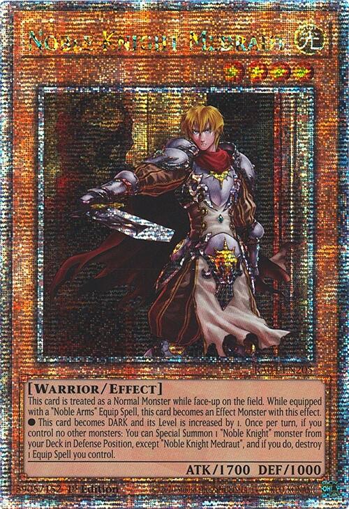 Noble Knight Medraut [RA04-EN205] Quarter Century Secret Rare | Gaming Infinity