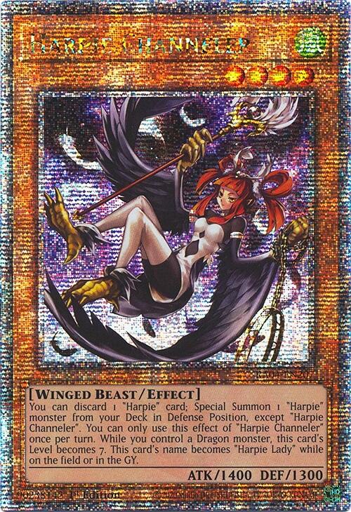 Harpie Channeler [RA04-EN207] Quarter Century Secret Rare | Gaming Infinity