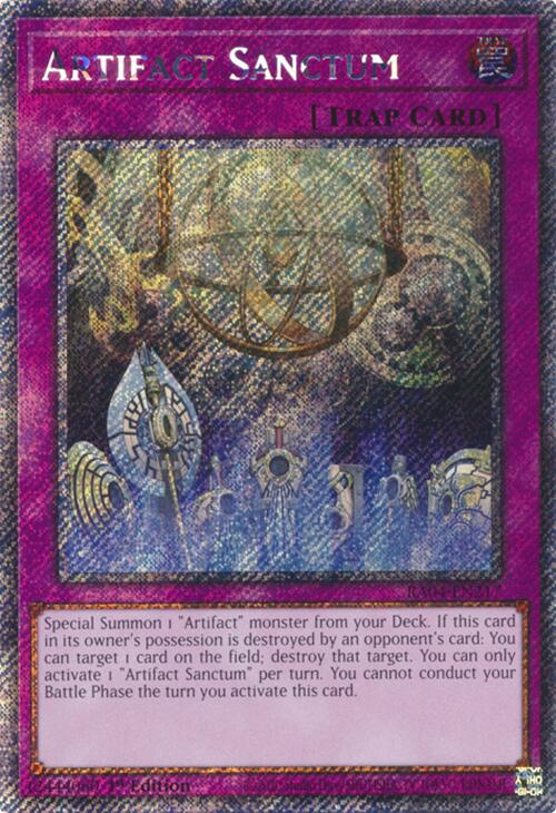 Artifact Sanctum [RA04-EN217] Platinum Secret Rare | Gaming Infinity