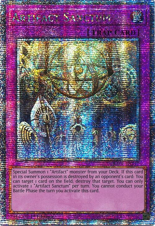 Artifact Sanctum [RA04-EN217] Quarter Century Secret Rare | Gaming Infinity