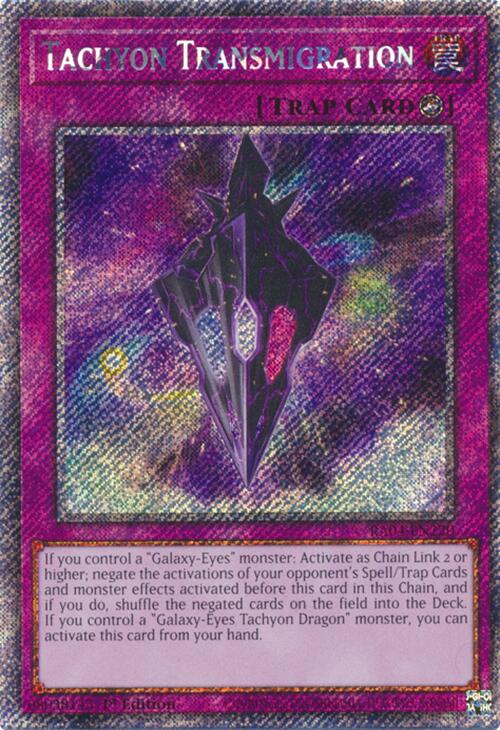 Tachyon Transmigration [RA04-EN220] Platinum Secret Rare | Gaming Infinity