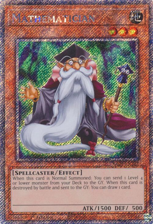 Mathematician [RA04-EN223] Platinum Secret Rare | Gaming Infinity