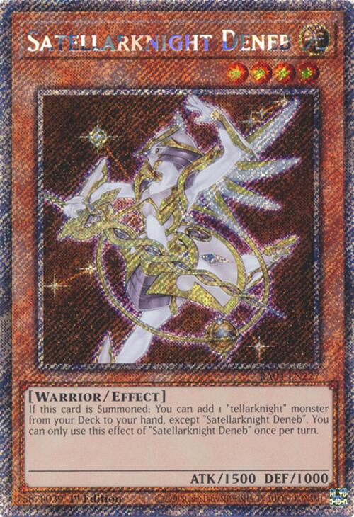 Satellarknight Deneb [RA04-EN227] Platinum Secret Rare | Gaming Infinity
